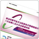 根治切除不能又は転移性の腎細胞癌の1次治療における治療選択肢（LEN1513）